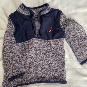 Toddler Nautica half zip sweater. Size 2T.